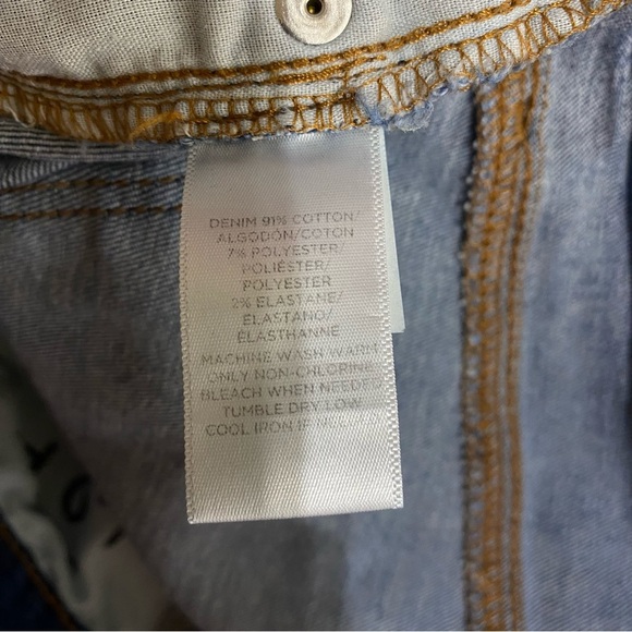 Loft Modern Skinny Raw Hem Side Striped Cropped Jeans - Picture 6 of 8